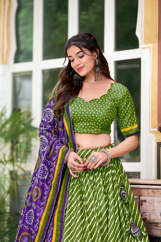 Sabella Tussar Silk vol 1 catalog sequin lehenga online india