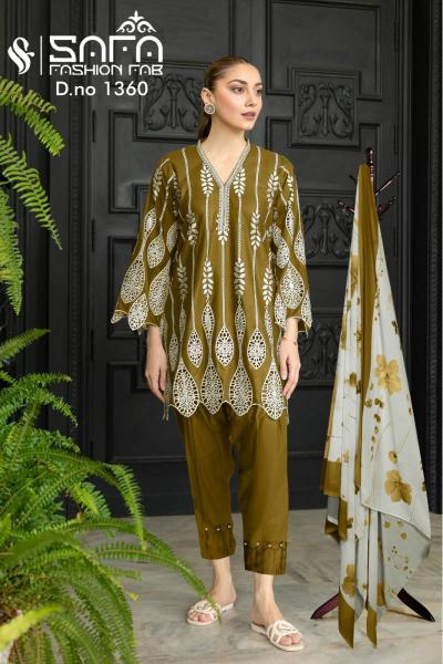 Safa Fashion Fab 1360 catalog pakistani suits wholesalers in mumbai