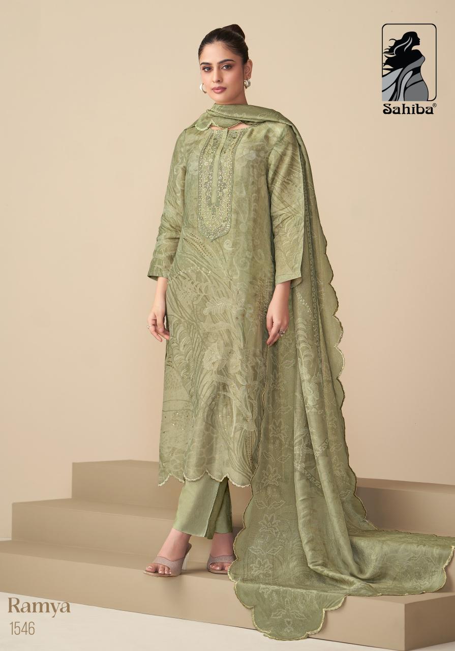 Sahiba Ramya catalog wholesale unstitched salwar kameez suppliers