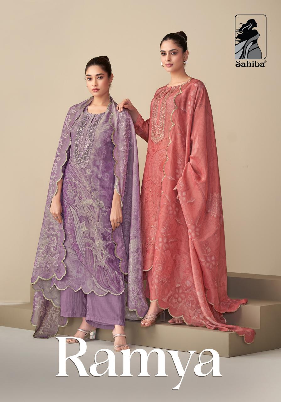 Sahiba Ramya catalog wholesale unstitched salwar kameez suppliers