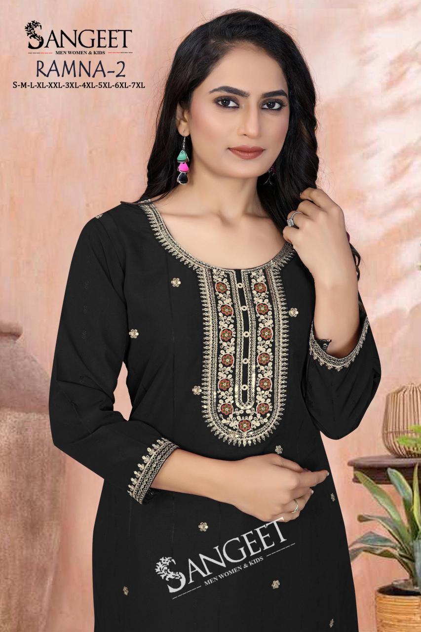Sangeet Ramna vol 2 catalog indian short kurti tops