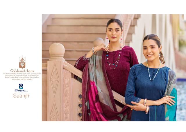 Sargam Saanjh catalog dress material manufacturers online