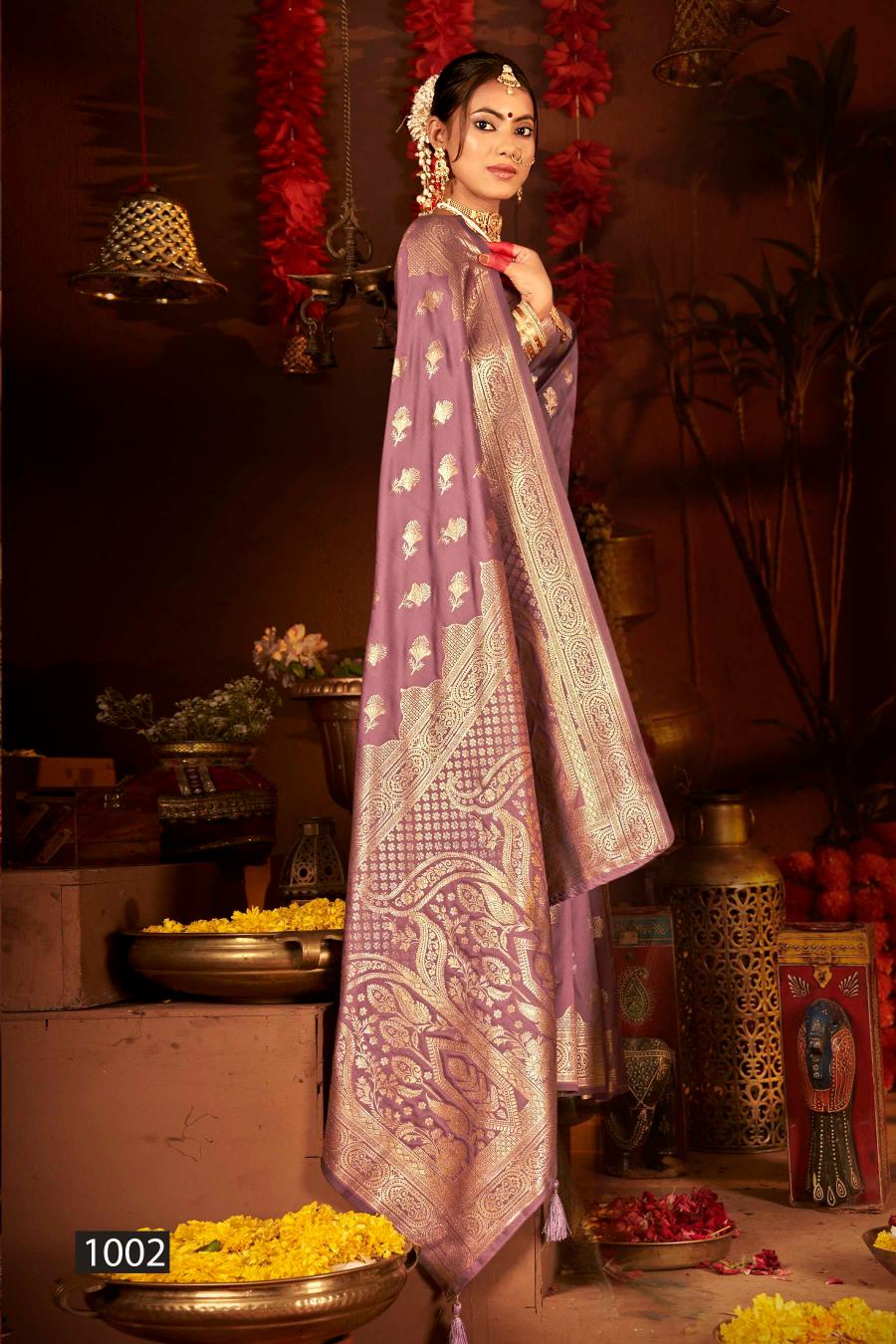 Saroj Rangoli silk vol.1 Satin silk saree in surat with price wholesale