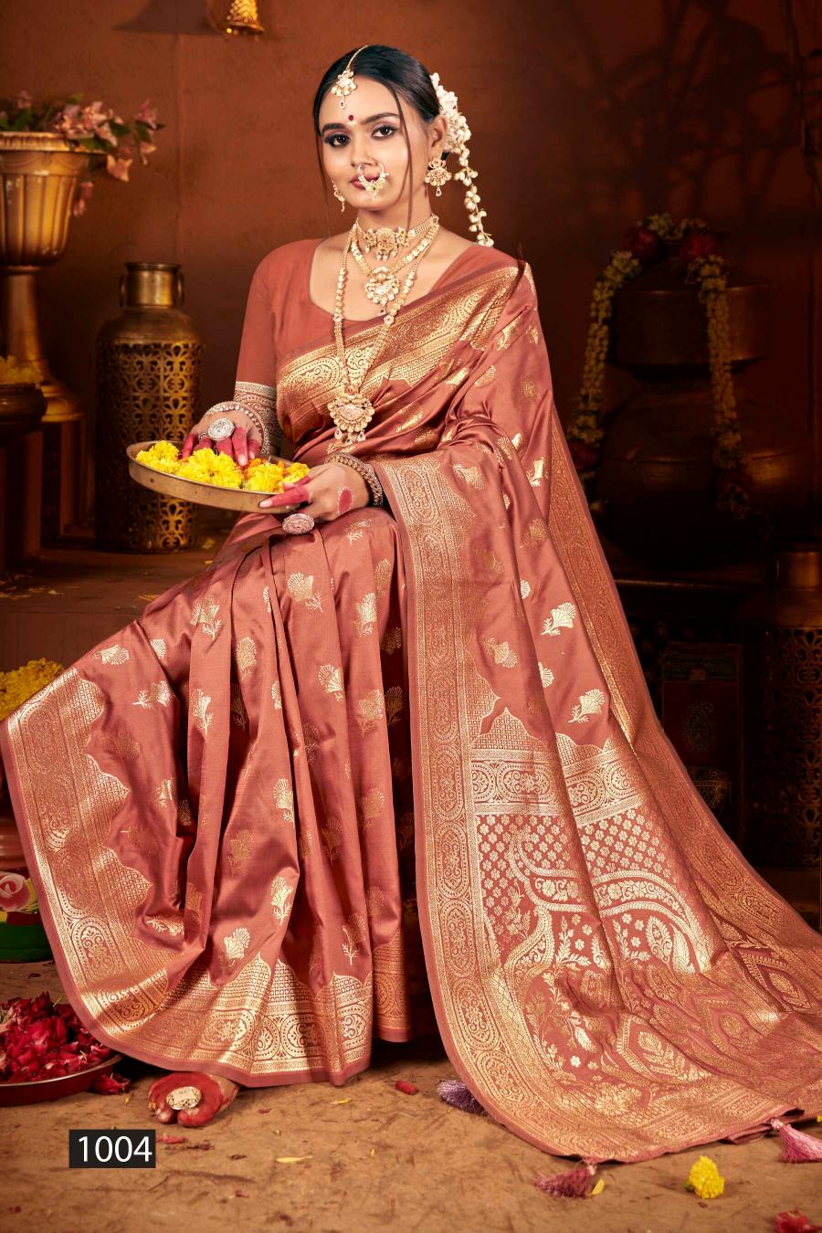 Saroj Rangoli silk vol.1 Satin silk saree in surat with price wholesale