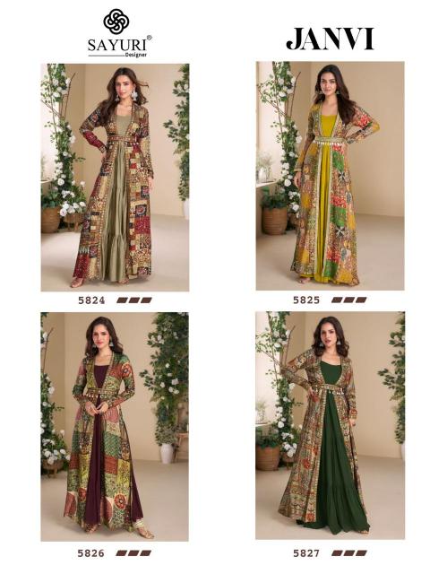Sayuri Janvi catalog gerogette Designer Indo Western