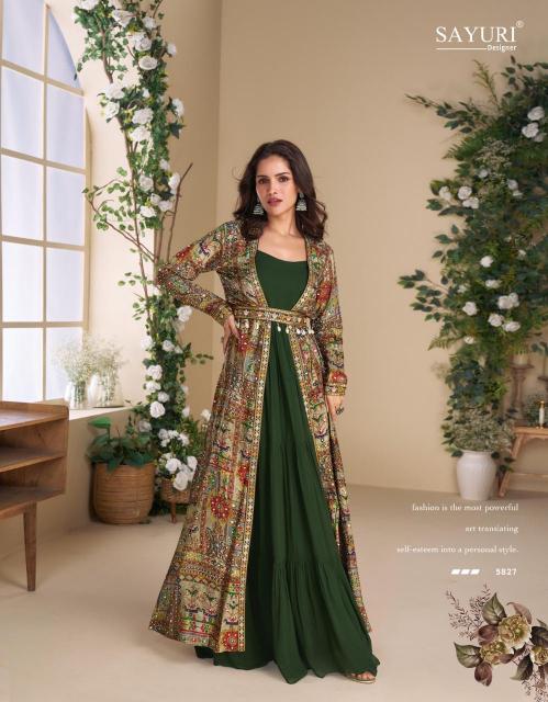 Sayuri Janvi catalog gerogette Designer Indo Western