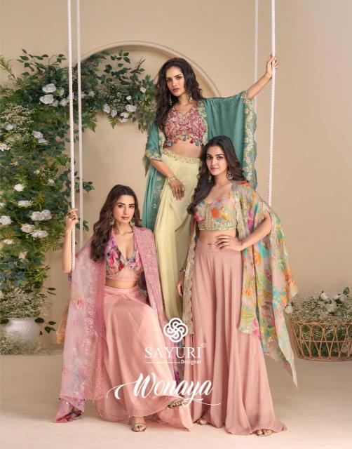 Sayuri Wonaya catalog latest indo western wholesale