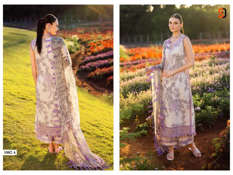 Sharaddha Flora Vol 1 Catalog Cotton Duppatta pakistani replica suits wholesale in india 