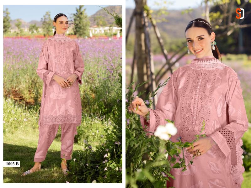 Sharaddha Flora Vol 1 Catalog Cotton Duppatta pakistani replica suits wholesale in india 