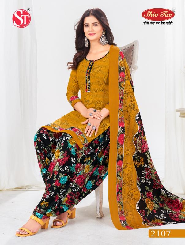 Shiv Tex Simran Vol-21 – Dress Material - Wholesale Catalog