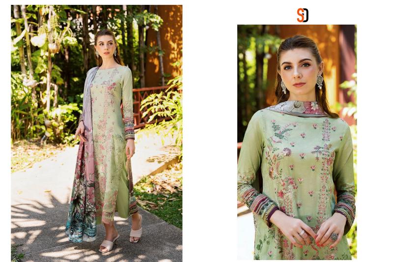 Shraddha Designer Ramsha Vol 1 catalog Chiffon Dupatta wholesale pakistani suits in surat