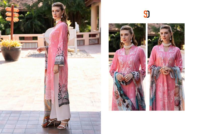 Shraddha Designer Ramsha Vol 1 catalog Chiffon Dupatta wholesale pakistani suits in surat