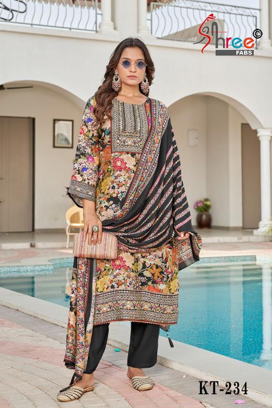 Shree Fabs KT 234 catalog wholesale pakistani suits in delhi