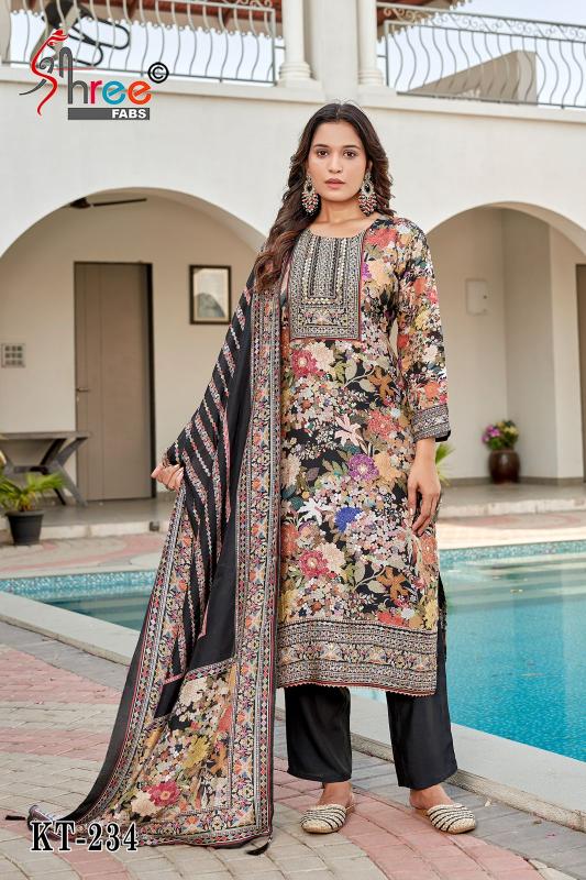 Shree Fabs KT 234 catalog wholesale pakistani suits in delhi