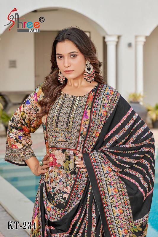Shree Fabs KT 234 catalog wholesale pakistani suits in delhi