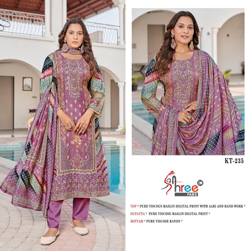 Shree Fabs Kt 235 catalog wholesale pakistani suits buy online
