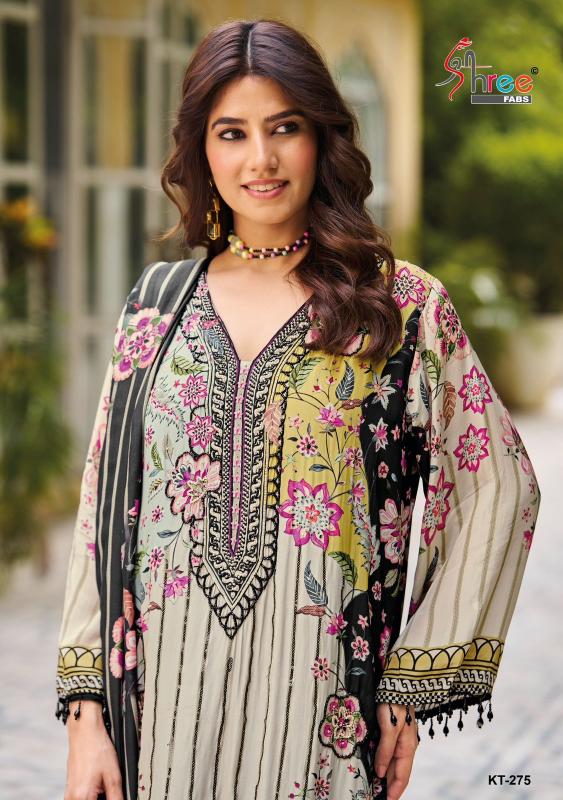 Shree Fabs KT 275 catalog buy pakistani suits wholesale