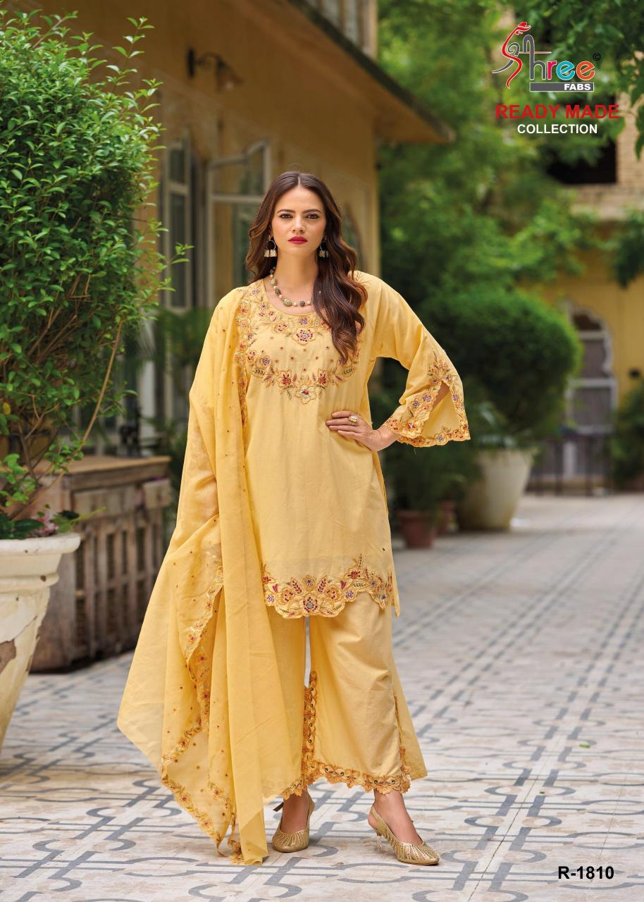 Shree Fabs R 1810 catalog wholesale pakistani suits delhi