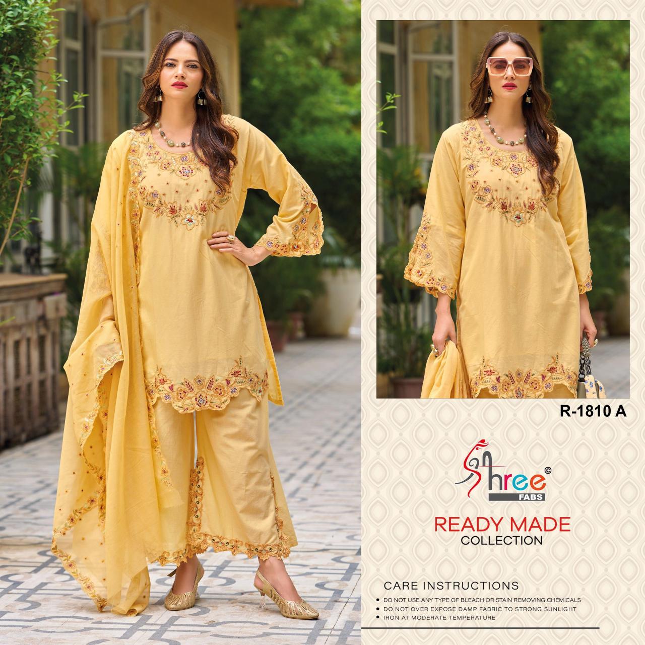Shree Fabs R 1810 catalog wholesale pakistani suits delhi