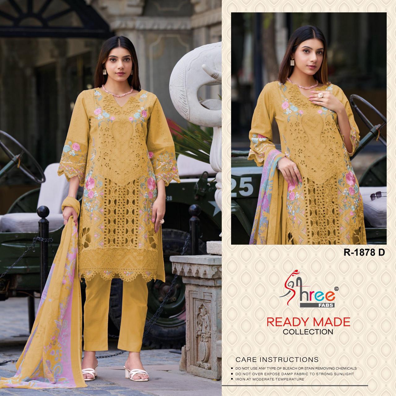 Shree Fabs R 1878 catalog pakistani suits wholesale in india