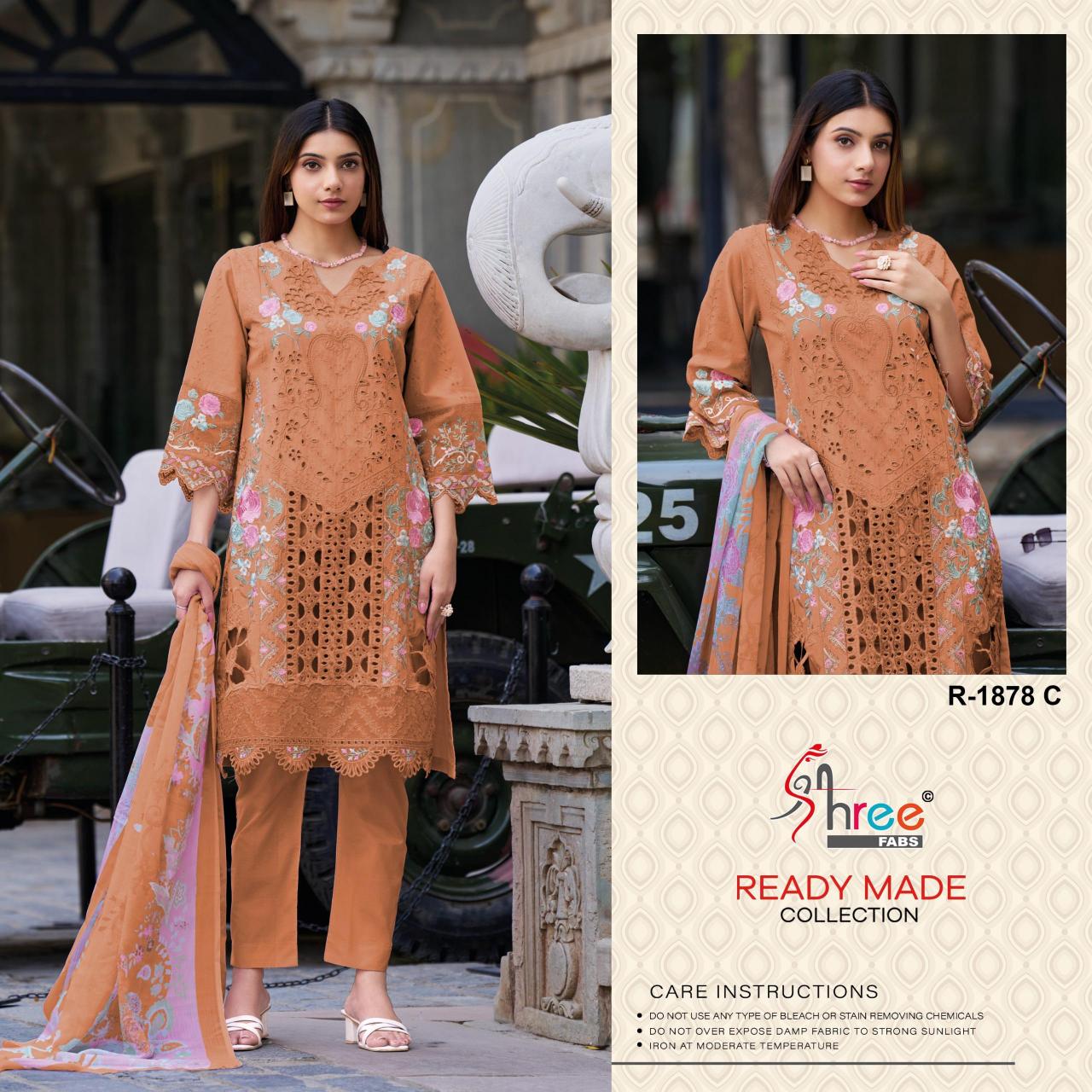 Shree Fabs R 1878 catalog pakistani suits wholesale in india