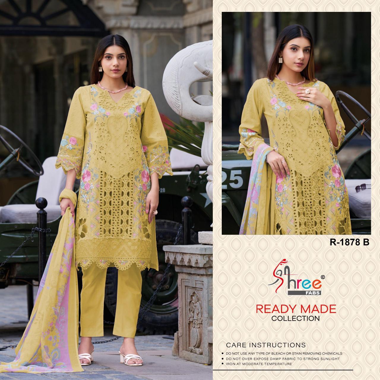 Shree Fabs R 1878 catalog pakistani suits wholesale in india