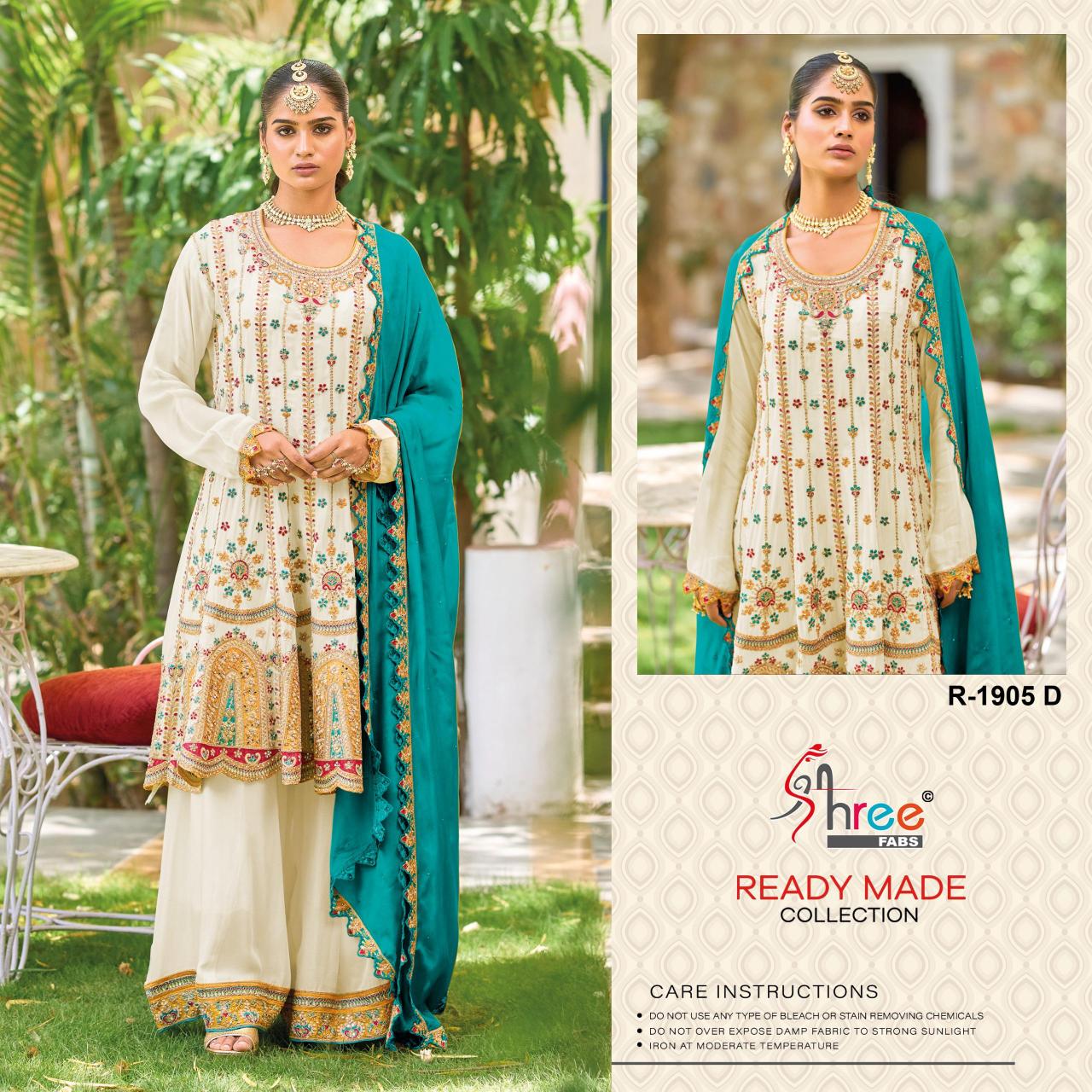 Shree Fabs R 1905 catalog wholesale pakistani designer suits in delhi