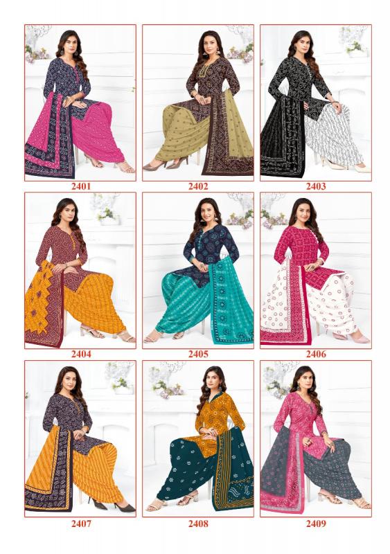 Shree Ganesh Bandhani Patiyala Vol-04 – Dress Material - Wholesale Catalog