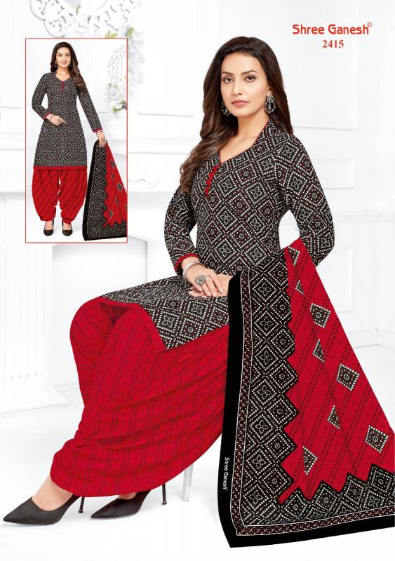 Shree Ganesh Bandhani Patiyala Vol-04 – Dress Material - Wholesale Catalog