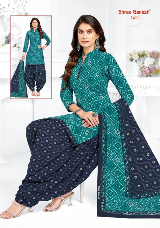 Shree Ganesh Bandhani Patiyala Vol-04 – Dress Material - Wholesale Catalog