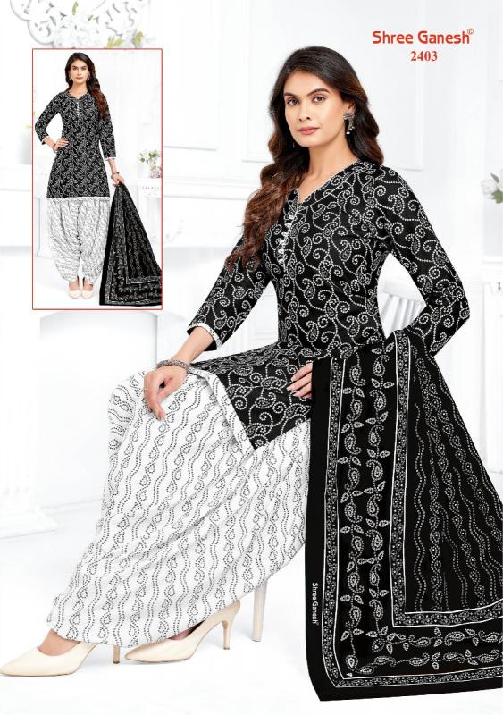 Shree Ganesh Bandhani Patiyala Vol-04 – Dress Material - Wholesale Catalog