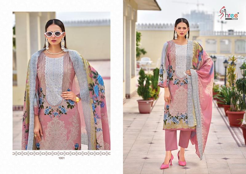 Shree Needle wonder premium lawn Catalog Cotton Duppatta wholesale pakistani suits delhi