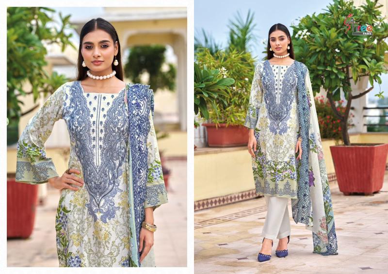 Shree Needle wonder premium lawn Catalog Cotton Duppatta wholesale pakistani suits delhi