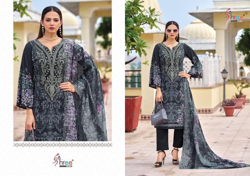 Shree Needle wonder premium lawn Catalog Cotton Duppatta wholesale pakistani suits delhi