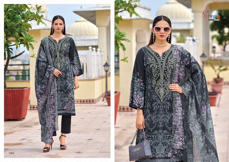 Shree Needle wonder premium lawn Catalog Cotton Duppatta wholesale pakistani suits delhi
