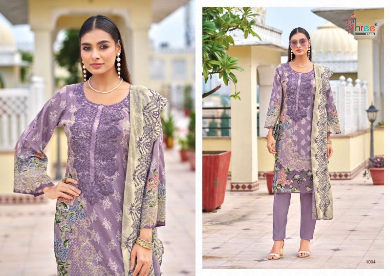 Shree Needle wonder premium lawn Catalog Cotton Duppatta wholesale pakistani suits delhi