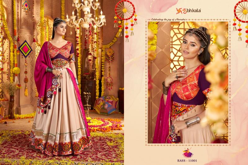 Shubhkala Raas vol 19 catalog navratri lehenga choli online india