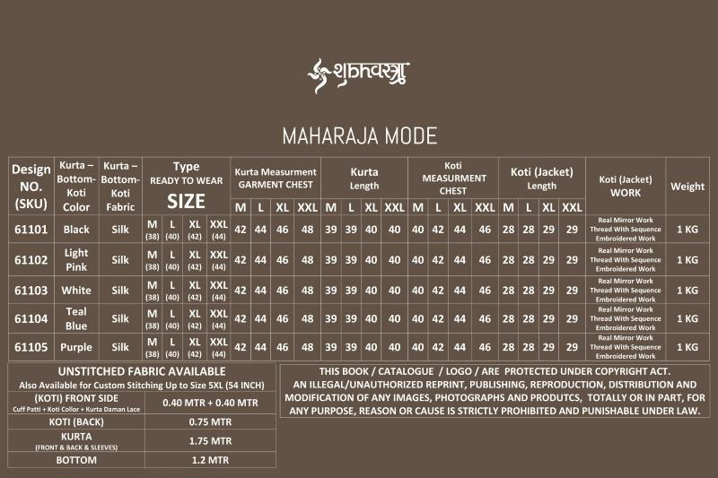 Shubhvastra Maharaja Mode catalog indian mens kurtis