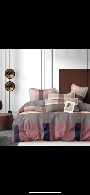 Siara 108X108(9ftX9ft) King size pure glacé cotton premium bedsheets wholesale