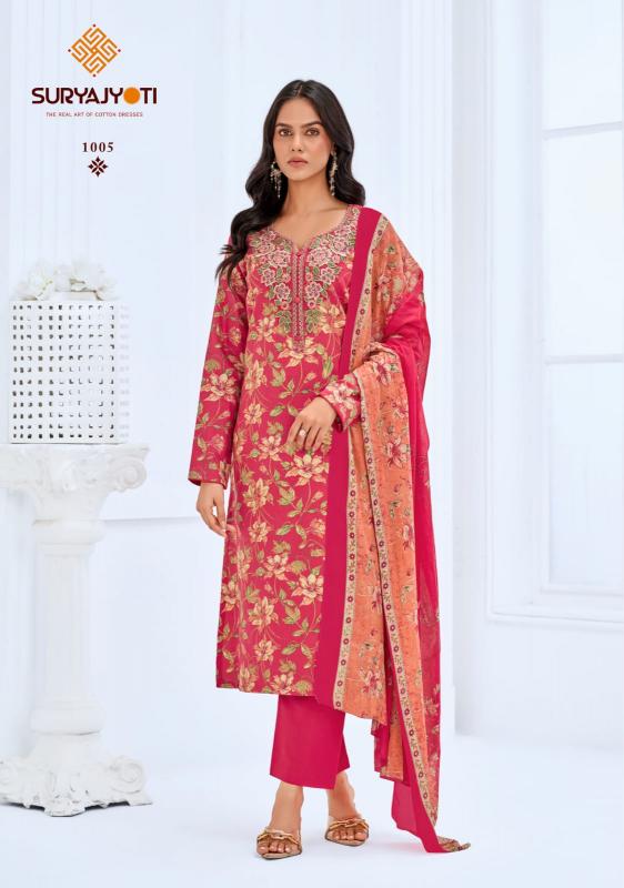 Suryajyoti Kala Vol-1 – Kurti Pant Wtih Dupatta - Wholesale Catalog