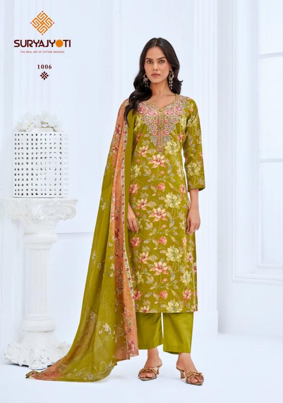 Suryajyoti Kala Vol-1 – Kurti Pant Wtih Dupatta - Wholesale Catalog