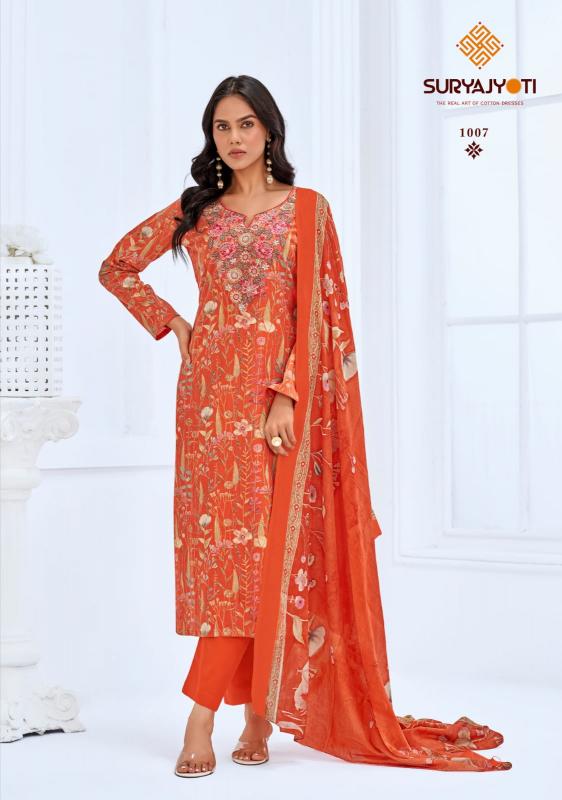 Suryajyoti Kala Vol-1 – Kurti Pant Wtih Dupatta - Wholesale Catalog
