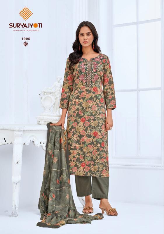 Suryajyoti Kala Vol-1 – Kurti Pant Wtih Dupatta - Wholesale Catalog