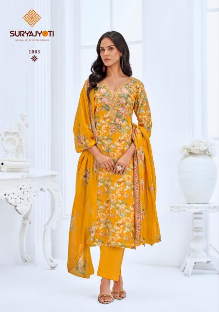 Suryajyoti Kala Vol-1 – Kurti Pant Wtih Dupatta - Wholesale Catalog
