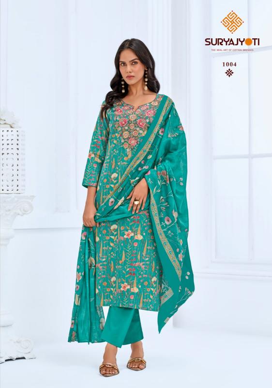 Suryajyoti Kala Vol-1 – Kurti Pant Wtih Dupatta - Wholesale Catalog