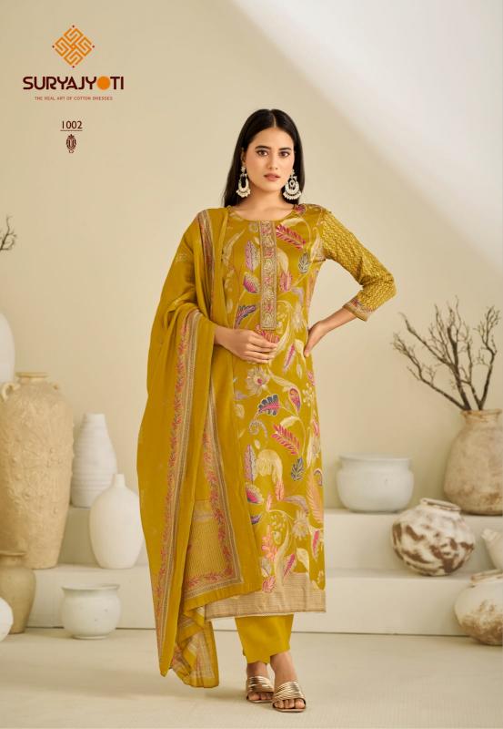 SuryaJyoti Karishma Vol-01 – Dress Material - Wholesale Catalog 