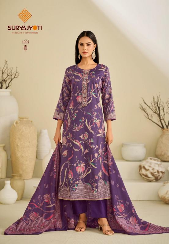 SuryaJyoti Karishma Vol-01 – Dress Material - Wholesale Catalog 