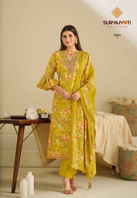 Suryajyoti Kora Vol-5 – Dress material - Wholesale Catalog