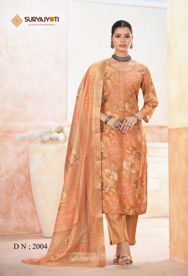Suryajyoti Nayantara Vol-2 – Kurti Pant With Dupatta - Wholesale Catalog