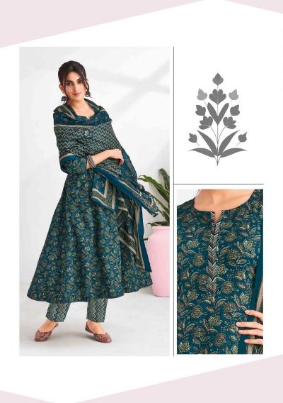 Suryajyoti Rashi Vol-3 – Anarkali Style Kurti Pant With Dupatta - Wholesale Catalog